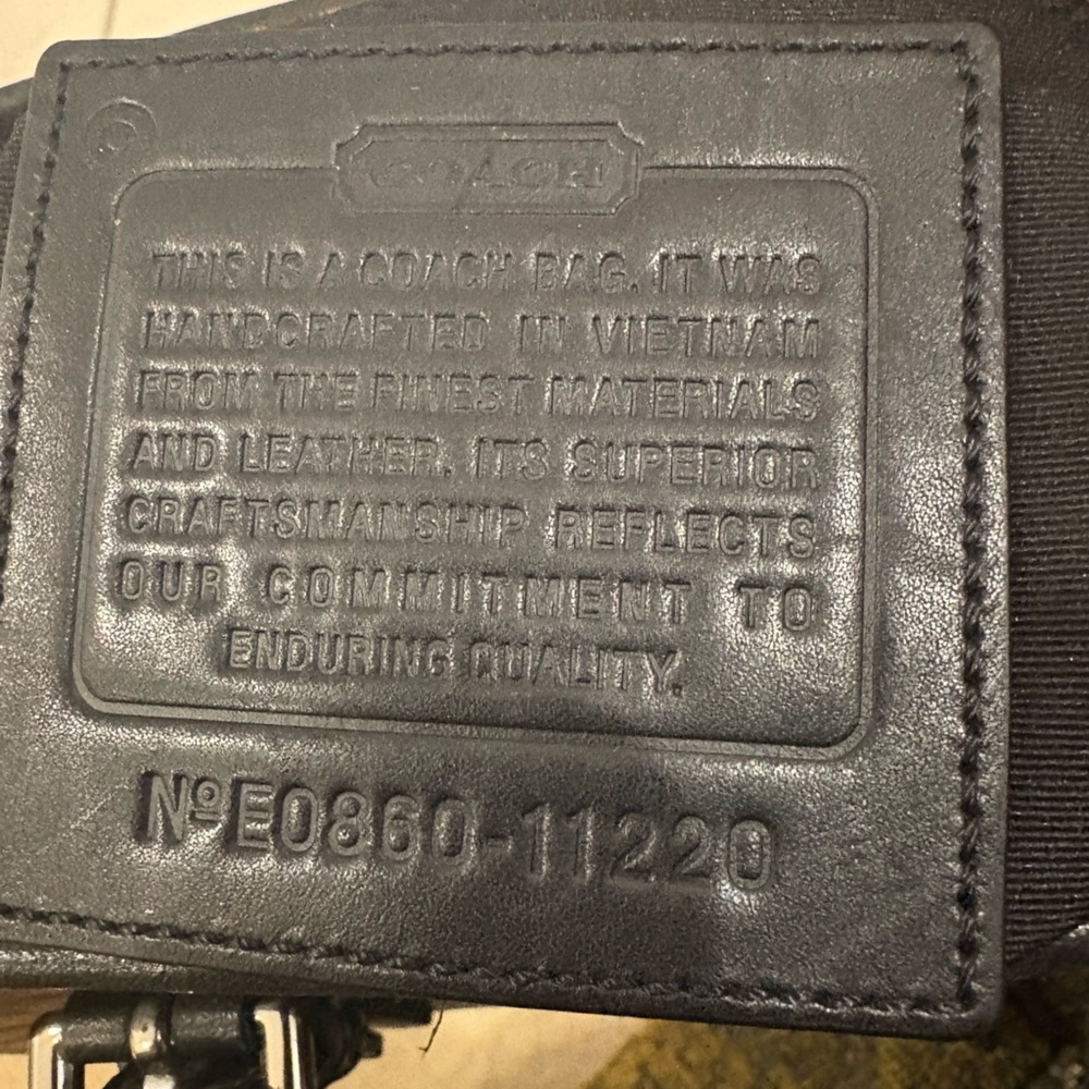 Coach Hampton Signature Satchel with Jacquard and Leather - Picture 6 of 8